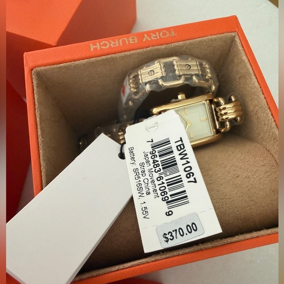 Tory Burch The Small Eleanor Double Wrap Bracelet Set, 19mm x 28mm - Picture 6 of 7